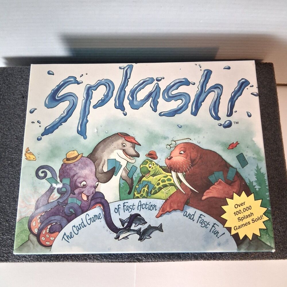 Splash! The Card Game Of Fast Action and Fast Fun 2017 Complete Sierra Pacific